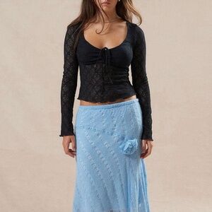 Kimchi Blue Black Lace top